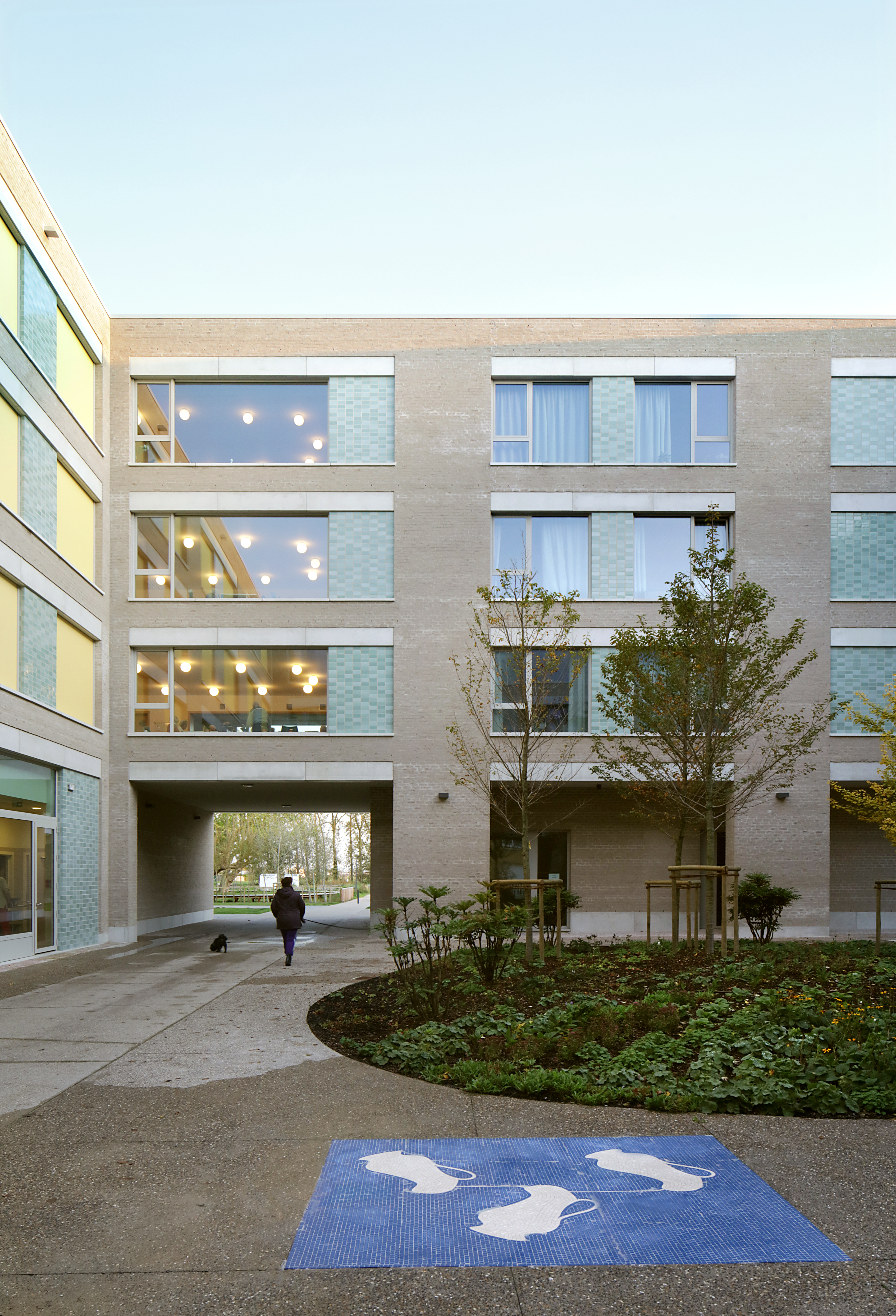 Woonzorgcentrum De Drie Platanen, Oostende, Bovenbouw Architectuur  © Filip Dujardin