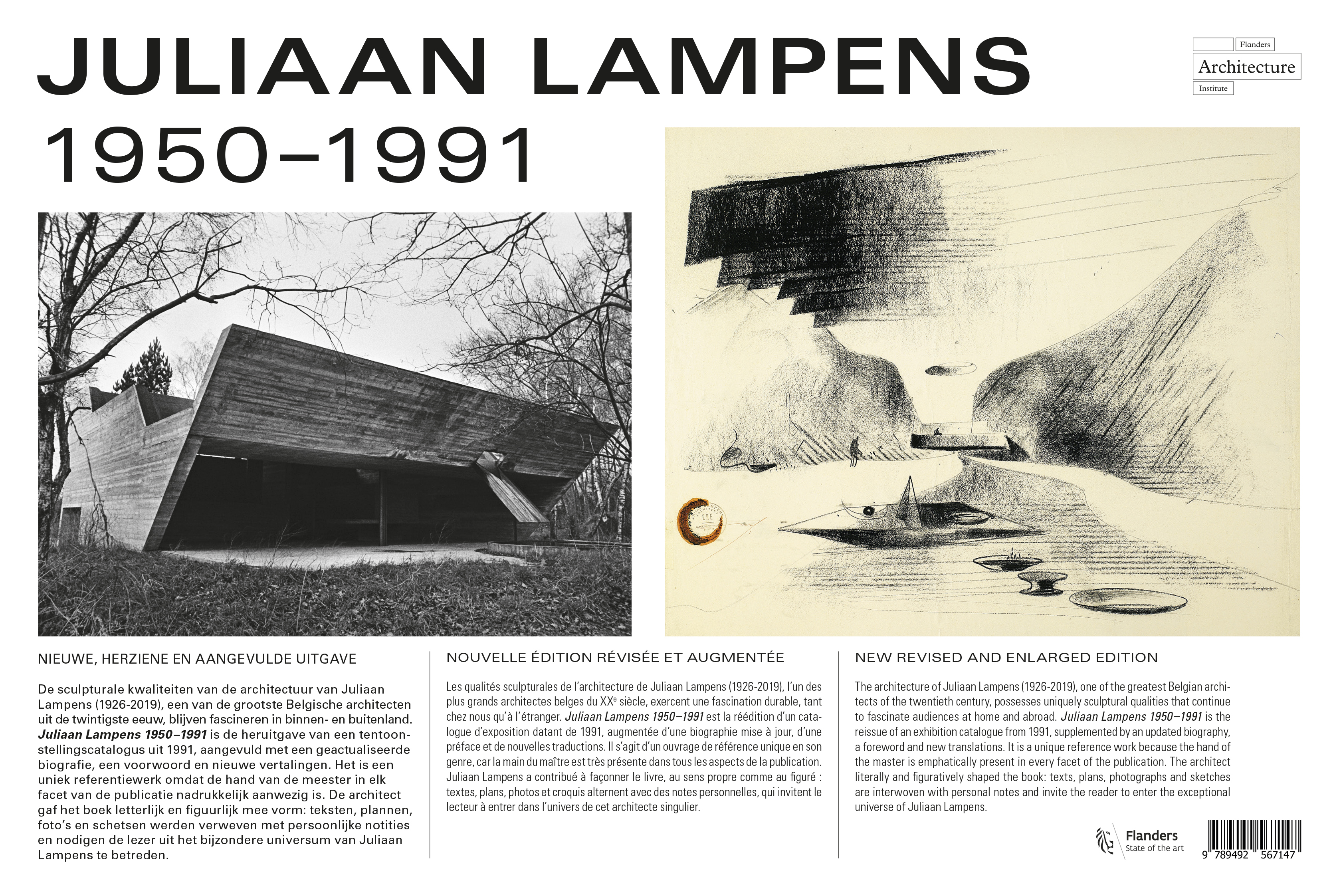 Juliaan Lampens 1950-1991, cover nieuwe editie