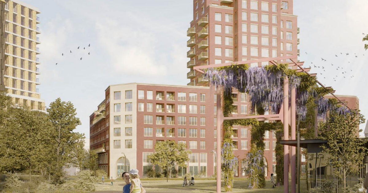 AWG transforms square and builds 2 building blocks in Tilburg | VAi