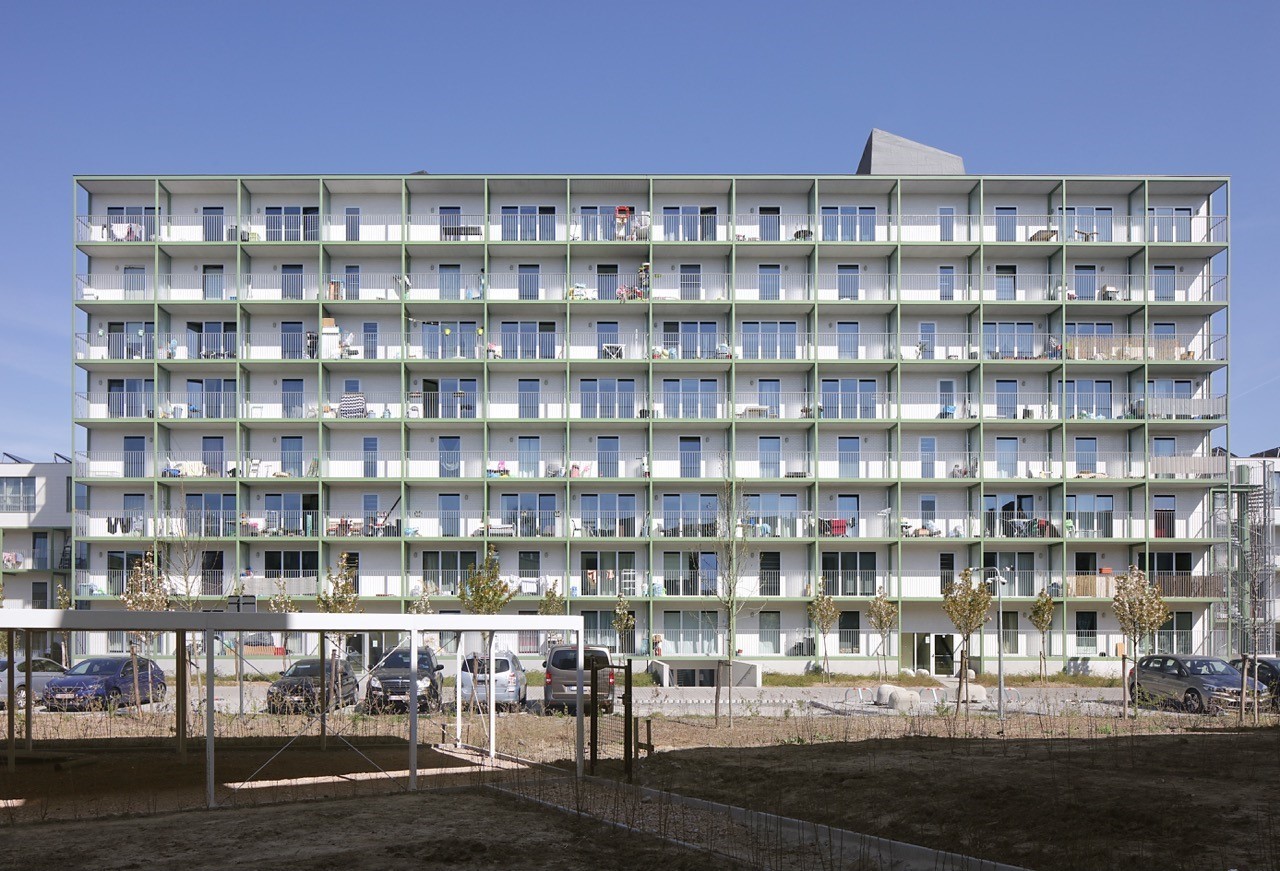 DBLV architecten, Sociale huisvesting Nekkersput, Gent © Filip Dujardin